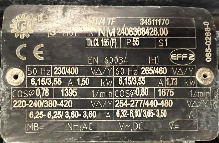 Used 2012 SEEPEX BN 2-6L