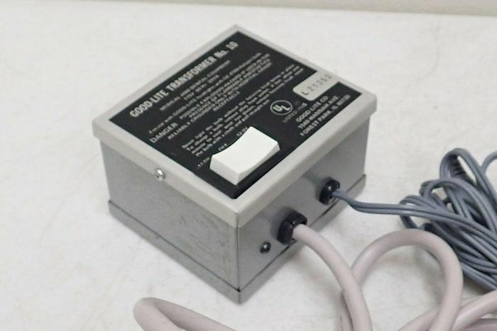 Used Good-Lite Transformer No. 10 with Headlight, GE 789 Halogen Bulbs & Extras