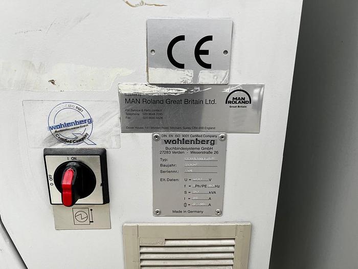 Used Wohlenberg Quickbinder HotMelt