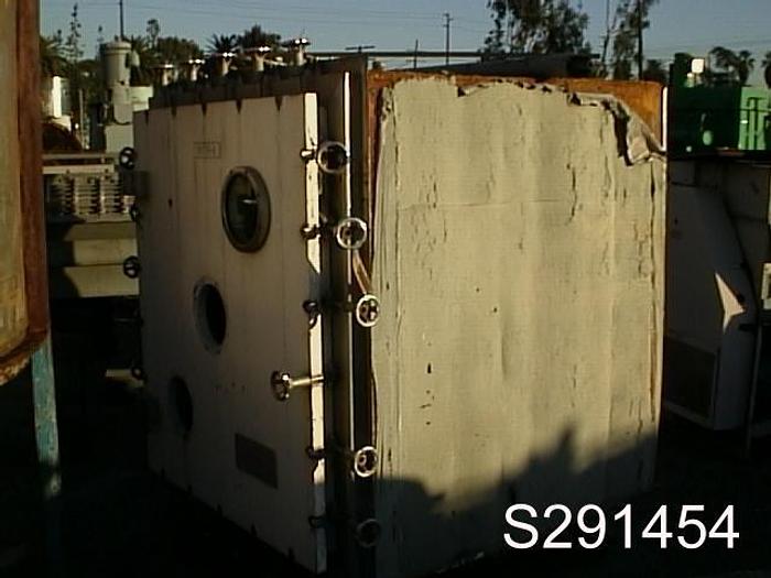 Used Dryer, Tray, Vacuum, 108 SF, 9 Trays, C/st, Hull, #S291454