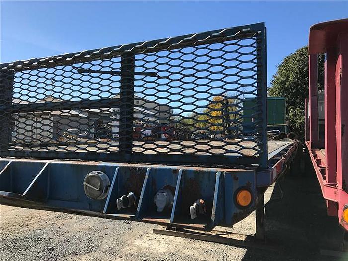 Used 2000 Fontaine Tandem-Axle Flat Bed Trailer - Blue