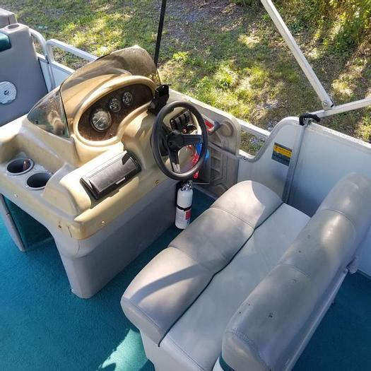 Used Used 1996 Bass Tracker Party Barge 24 ~ SOLD