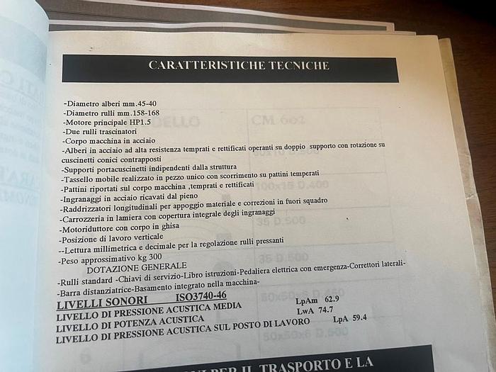 Usato PIEGAPROFILATI EURING CM 602