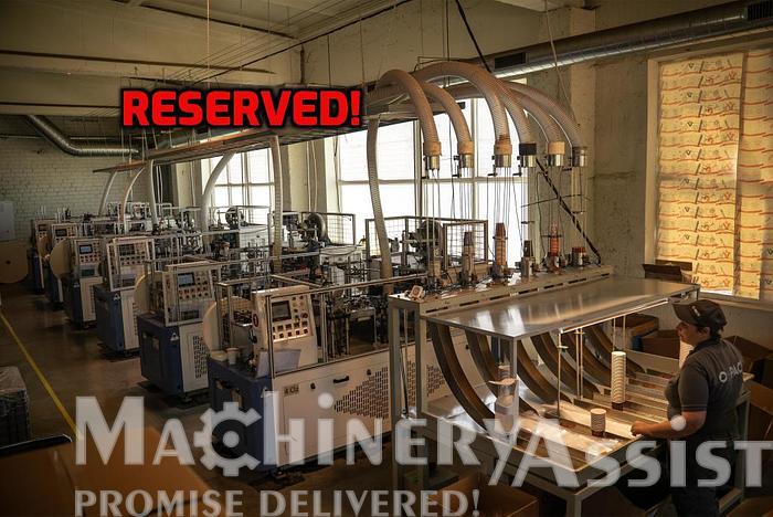 Used RESERVED! Paper Cup machines 6 psc. ZBJ-NZZ Ruian Lifeng Machinery Co.