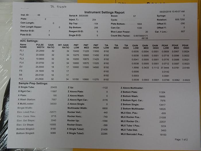 Beckman Coulter AQUIOS CL Flow Cytometer Fully Automated Cytometry System