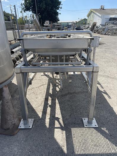 Used Stainless Steel Dewatering Shaker 30" Wide x 113" Long