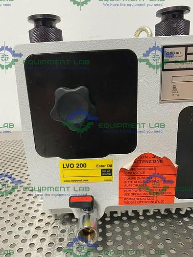 Used Leybold Sogevac SV16D Rotary Vane Vacuum Pump 115/230V