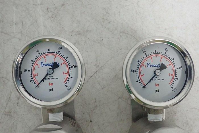 Used Swagelok KPR1ERL412A20000 Stainless Steel PR Regulator