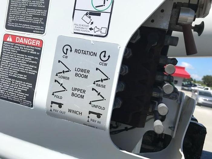 Used 2013 International 7300 4x4 Altec AM55-MH 60ft Over-Center Bucket Truck - C53093