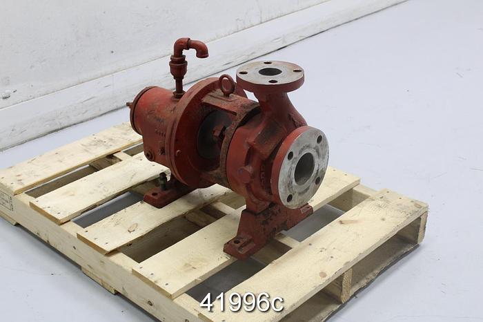 Used Goulds 3196 2x3x6 Pump, SS Casing, 6-Vane SS Impeller #41996