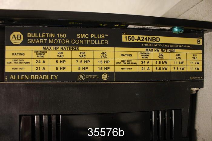 Unused Allen Bradley 150-A24NBD Smart Motor Controller #35576