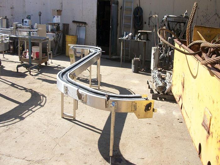 Used Conveyor, Belt, 8" x 16', Pacific, 90 Deg, Frame Only, #S738574