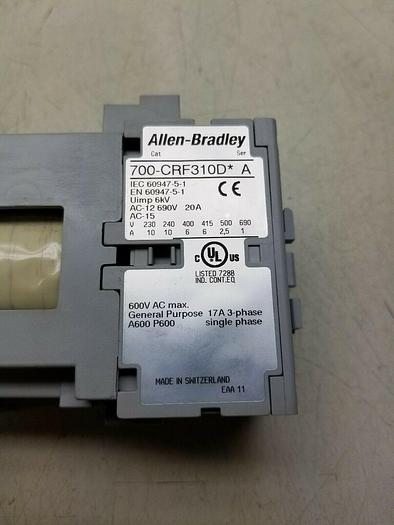 Used Allen Bradley 700-CRF310D* SerA