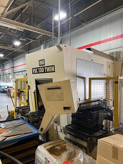 Used EMAG VSC 130 TWIN 2 SPINDLE VERTICAL CNC LATHE
