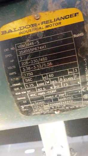 Used Conveyor, Belt, 12" x 172", C/st, Incline, Hytrol, 1 Hp #S743459