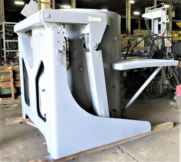 Used INDUCTOTHERM 4000LB STEEL SHELL FURNACE
