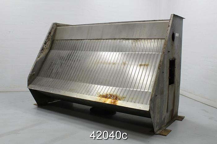 Used Bauer D554696 10' Inclined Thickener, .020" Slots #42040