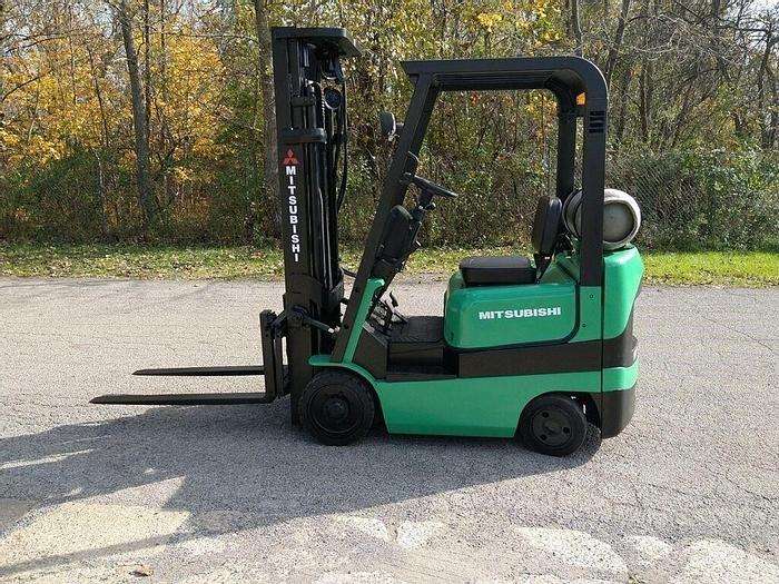 Used Mitsubishi 3000 Lb. 3-Stage LP Forklift FGC15K