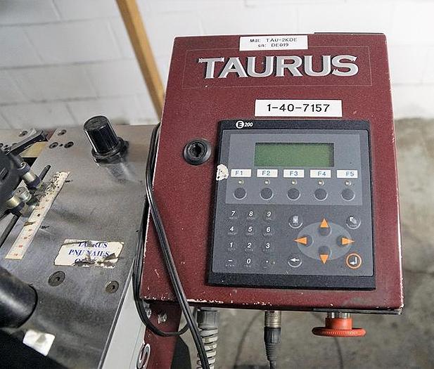 Used TAURUS 2KDE DOUBLE-HEAD UNDERPINNER WITH DIGITAL CONTROLS