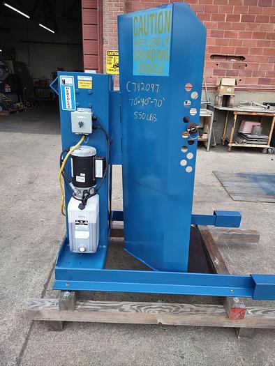 Used Dumper, Bin, Tote, Hercules, Hydraulic, 1000 Lbs #C742097