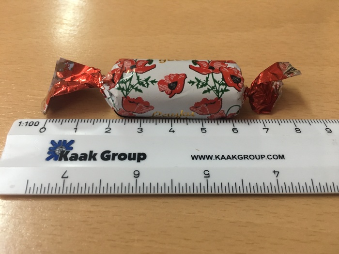 Used NAGEMA EU7 CHOCOLATE DOUBLE TWIST WRAPPER