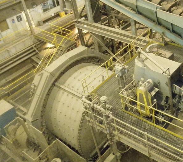 Used Mill, Sag, 18' X 10-1/2', Fuller, 1500 HP, Rubber Lined, #S738506