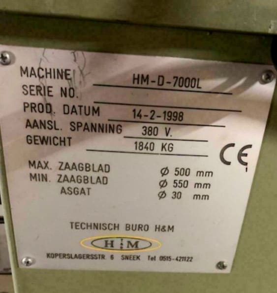 Used HM D-7000L - Saws