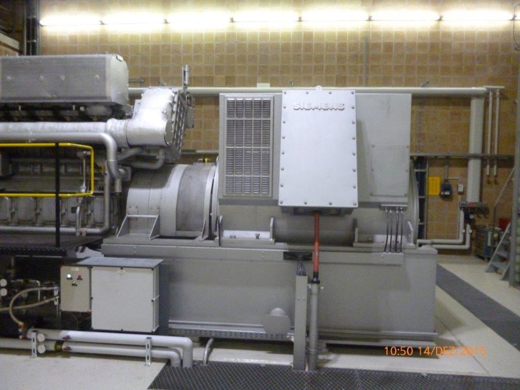 Used DEUTZ BV9M628 / SIEMENS GEN.SET 2200 KVA