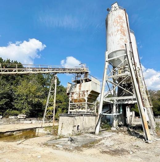 Used Erie Strayer Stationary Concrete Batch Plant