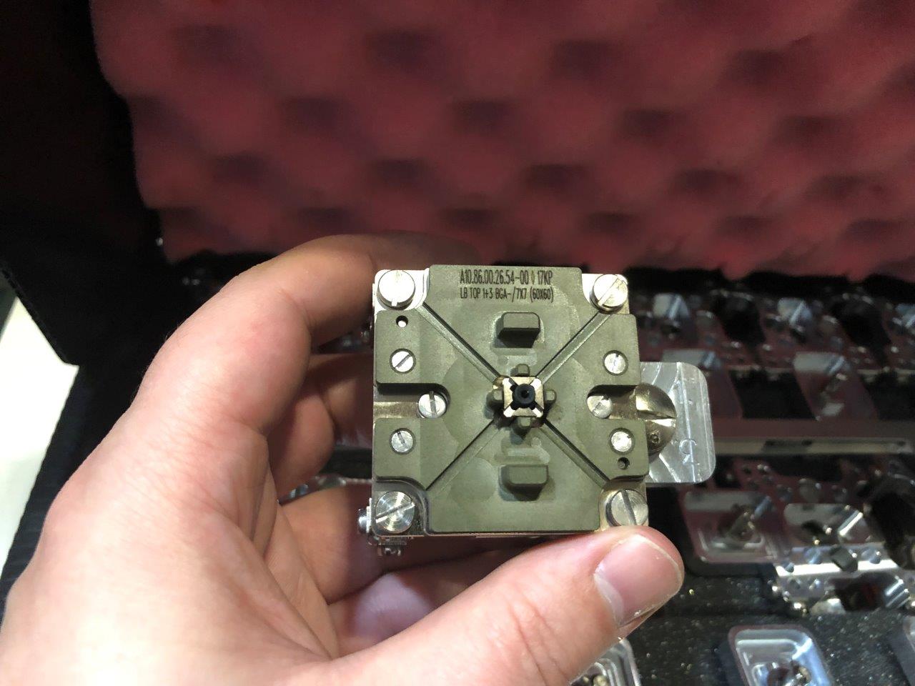 Used Multitest MT9510 Mini kit 120 BGA 7x7x1.2mm Test Handler Kit