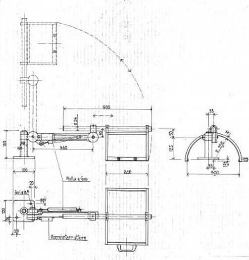 Repar2 350mm Vertical Lifting Arm Chuck Guard for Lathes