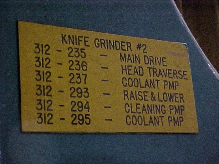 Used Gockel  Knife Grinder, 12 Ft. #21348