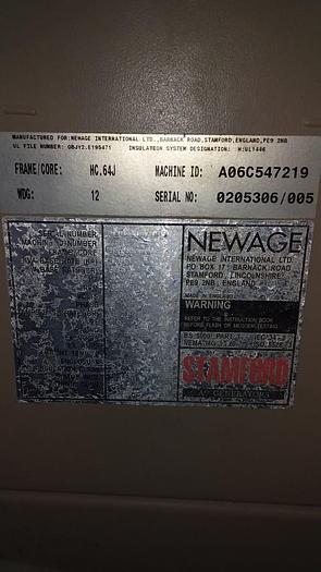 Used Cummins KTA38-G3 with Stamford alternator in container with Low hours.