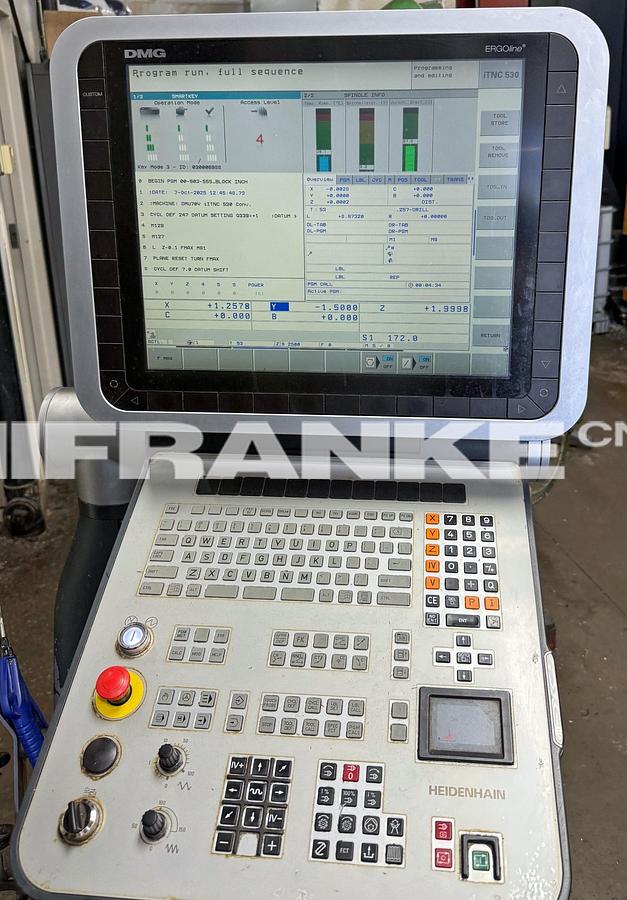 Used 2009 DMG MORI DECKEL MAHO DMU 70 eVo linear 5-Axis VMC