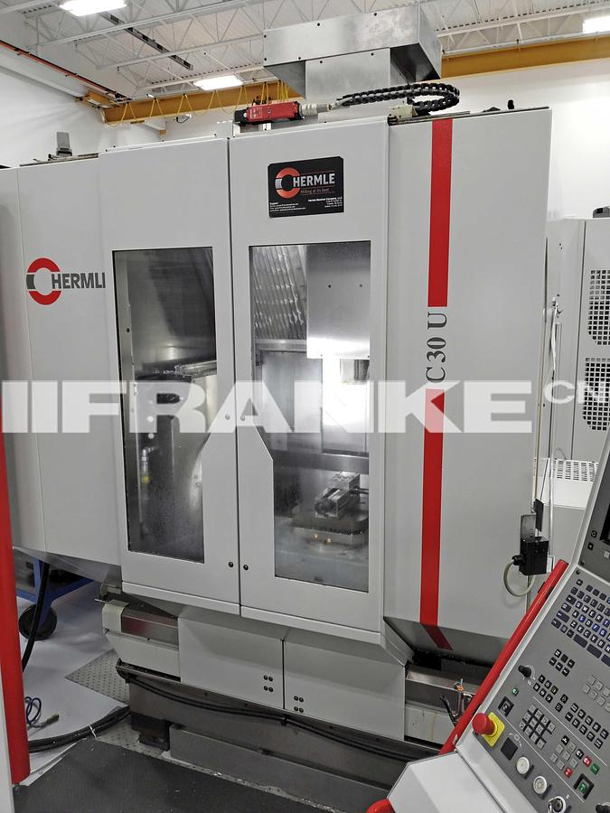 Used 2005 HERMLE C30U Full 5-Axis Simultaneous VMC TNC530 with 75 ATC