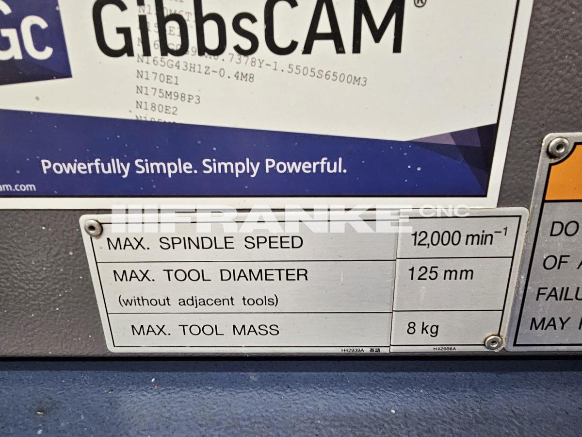 Used 2001 MORI SEIKI GV-503/5AX 5-Axis machining center