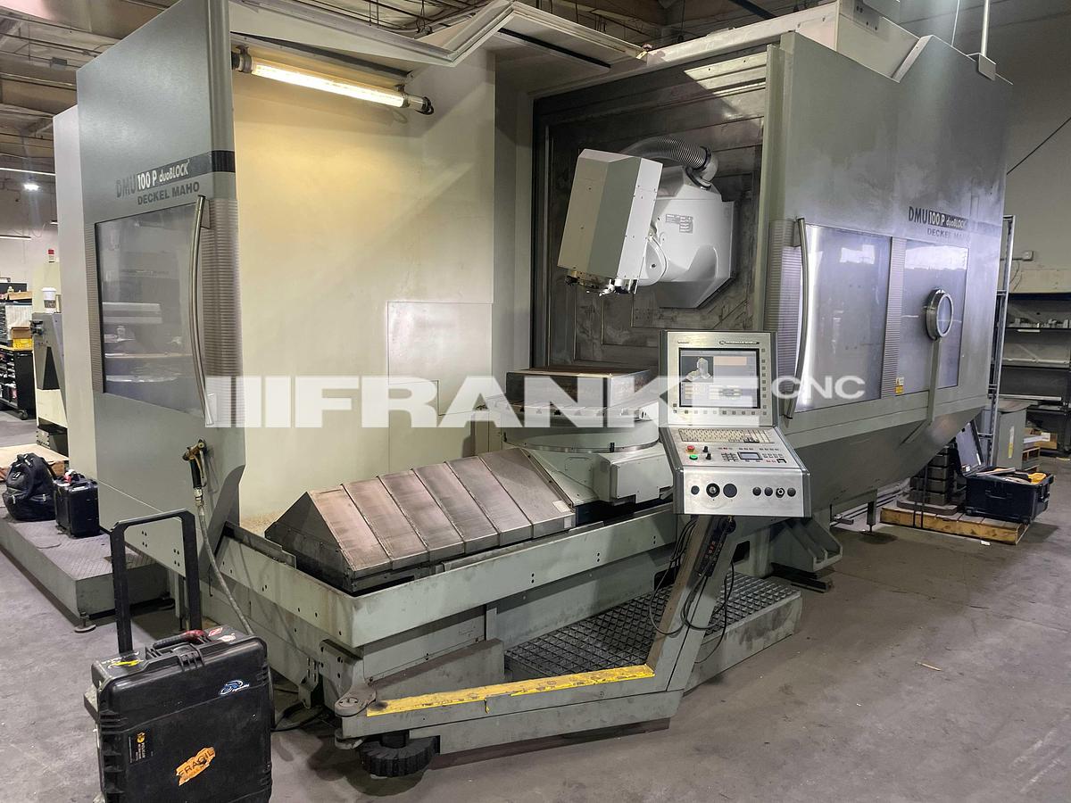 Used 2006 DMG MORI DECKEL MAHO DMU100P duoBLOCK 5-Axis 120 ATC