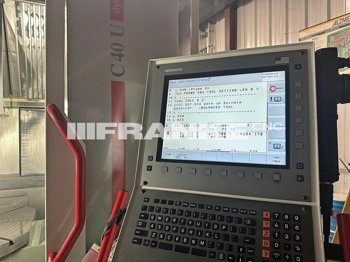 Used 2004 HERMLE C40U dynamic 5-Axis