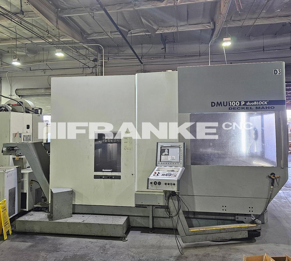 Used 2006 DMG MORI DECKEL MAHO DMU100P duoBLOCK 5-Axis 120 ATC