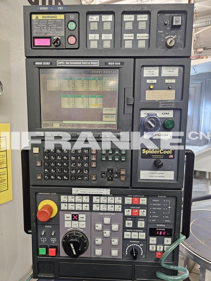 Used 2001 MORI SEIKI GV-503/5AX