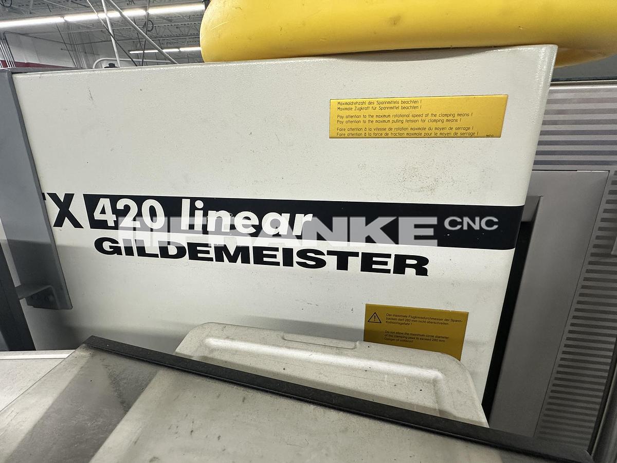 Used 2003 DMG GILDEMEISTER CTX 420 linear CNC lathe with C & Y Axes