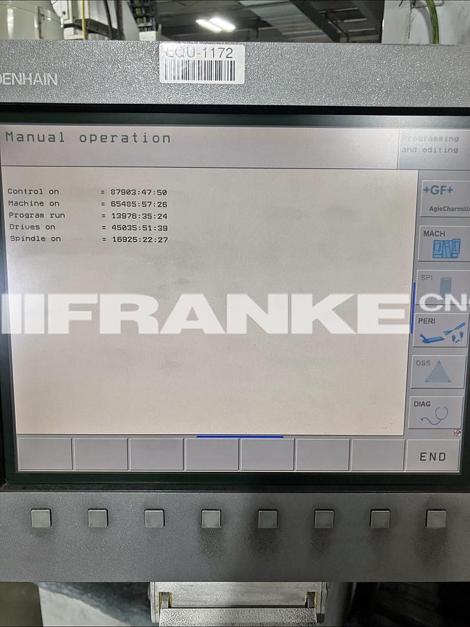 Used 2010 MIKRON MILL MIKRON HSM 500 high speed VMC 30,000 rpm with dust extraction