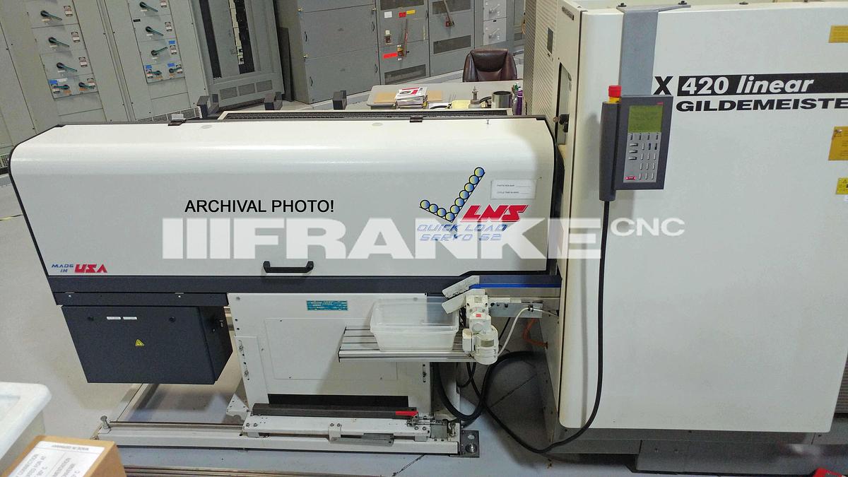Used 2003 DMG GILDEMEISTER CTX 420 linear CNC lathe with C & Y Axes