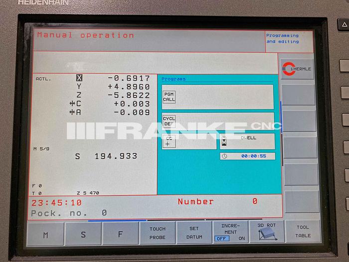 Used 2003 HERMLE C800U