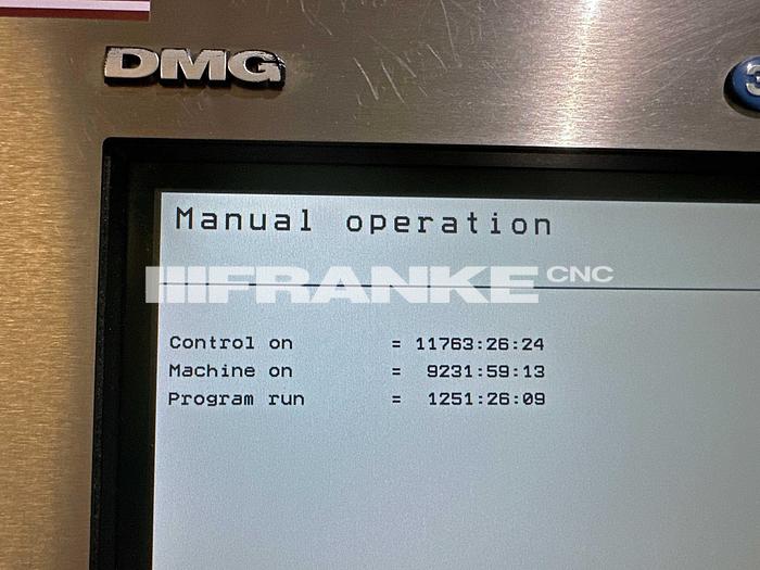 Used 2007 DMG MORI DMU 50 eVo linear full 5-Axis only 1,251 prototype hours, automation prep!