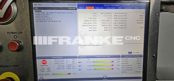 Used 2017 HAAS TM-2P VMC with only 1,028 hours!