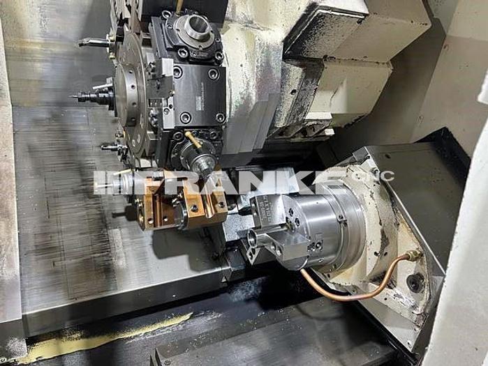 Used 2018 OKUMA GENOS L300-MYW-e CNC Lathe with Sub Spindle