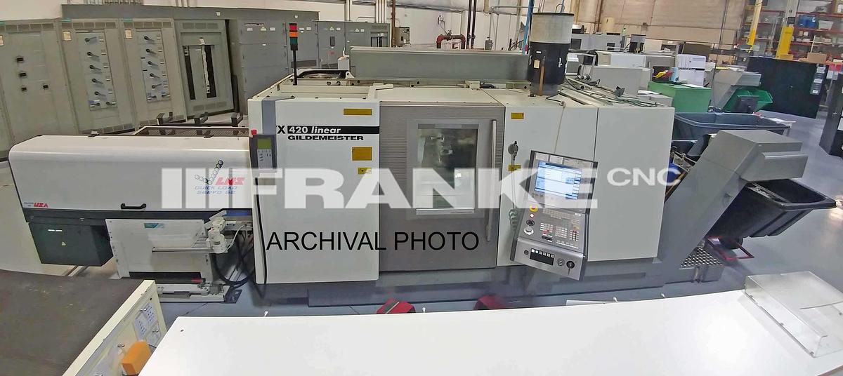 Used 2003 DMG GILDEMEISTER CTX 420 linear CNC lathe with C & Y Axes