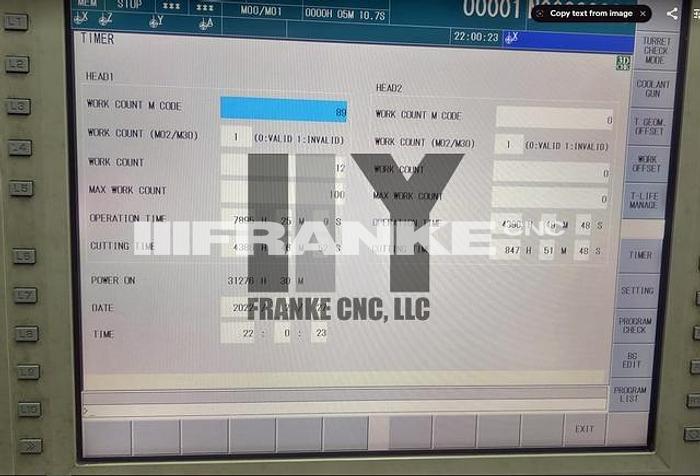 Used 2011 MORI SEIKI NTX 2000/1500 SZM 064386