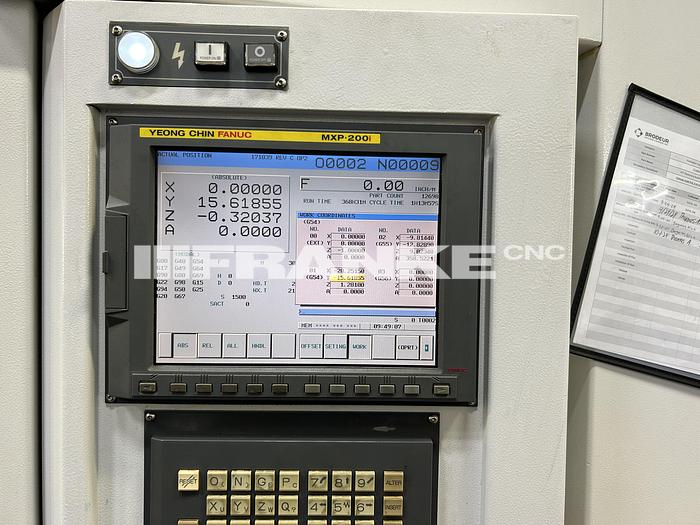 Used YCM NSV102A 4-Axis VMC